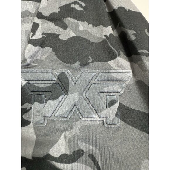 PXG Mens Essential Fairway 1/4 Zip Golf Pullover Shirt Size Small Black Camo - Picture 6 of 13